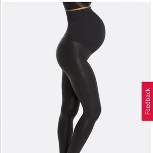 Mama Faux Leather Leggings